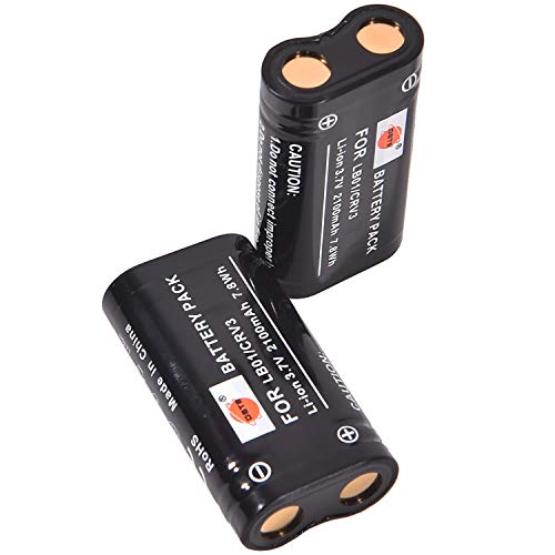 DSTE 2PCS CR-V3 Li-Ion Akku Kompatibel mit Olympus C3000 C3040 C-211 C-3000 C-3030 C-3030Z C-3040 C-4000 C-5050 C-5050Z C-700 von DSTE Electron