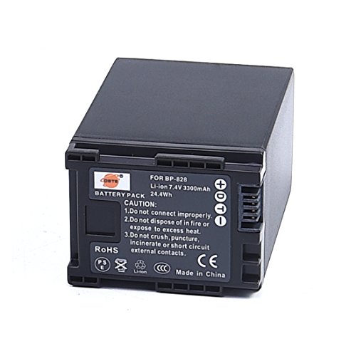 DSTE Ersatz Batterie Li-Ionen-Akku Compatible für BP-828 und Canon VIXIA HFS20, HFS21, HFS30, HFS100, HFS200, HF11, HF20, HF21, HF200, HG20, HG21, HFG10, HFG20, HFG30, HFM30, HFM31, HFM32 Kamera von DSTE Electron