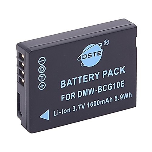 DSTE Ersatz Batterie Li-Ionen-Akku Compatible für DMW-BCG10 DMW-BCG10E und Panasonic Lumix DMC-ZS1, DMC-ZS3, DMC-ZS5, DMC-ZS6, DMC-ZS7, DMC-ZS8, DMC-ZS9, DMC-ZS10, DMC-ZS15, DMC-ZS20 von DSTE Electron