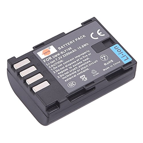 DSTE Ersatz Batterie Li-Ionen-Akku Compatible für DMW-BLF19 DMW-BLF19E und Panasonic Lumix DMC-GH3, DMC-GH3A, DMC-GH3AGK, DMC-GH3GK,DMC-GH3H,DMC-GH4 Kamera von DSTE Electron