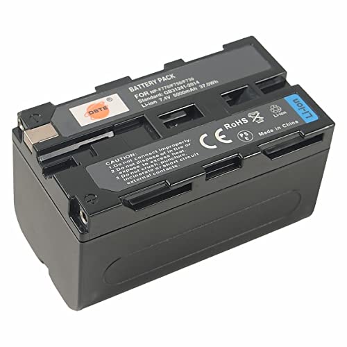 DSTE Ersatz Batterie Li-Ionen-Akku Compatible für NP-F750,NP-F770,NP-F730 und Sony NP-F550,NP-F970,DCR-TRV820K,CCD-SC65,CCD-TRV815,DCR-TRV9,CCD-TRV82,DCR-TRV900,CCD-TRV85,DCR-VX200,CCD-TR3300 Kamera von DSTE Electron