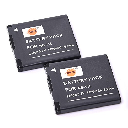 DSTE 2PCS NB-11L NB-11LH Li-Ion-Akku kompatibel mit Canon PowerShot A3500 A4000 A2300 A2400 A2500 A2600 A3400 DSTE 2PCS NB-11L NB-11LH Li-Ion-Akku kompatibel mit Canon PowerShot A3500 A4000 A2300 A2400 A2500 A2600 A3400 von DSTE Electron