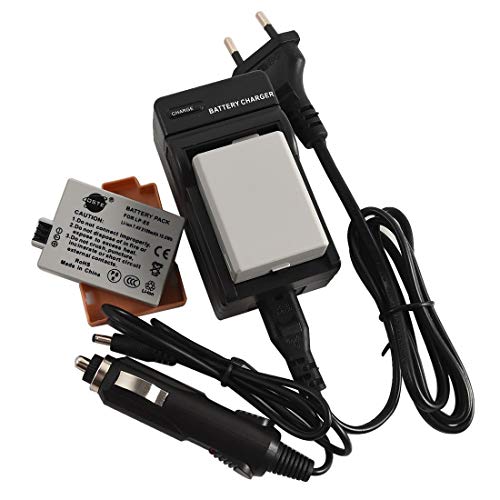 DSTE（2-Pack） Ersatz Batterie und DC27E Reise Ladegerät Compatible für Canon LP-E5 EOS 450D 500D 1000D Kiss F X2 X3 Rebel XS XSi T1i Digital Kamera von DSTE