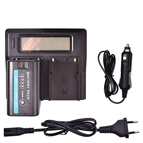 DSTE® Ersatz Batterie BP-U60 + LCD Dual Ladegerät Compatible für Sony PMW-100,PMW-150P,PMW-160,PMW-200,PMW-EX1,PMW-EX1R,PMW-EX3,PMW-EX260,PMW-EX280,PMW-F3,PMW-F3K,PMW-F3L,PXW-X180 Camcorder von DSTE