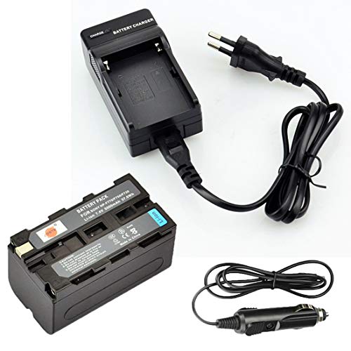 DSTE® Ersatz Batterie und DC01E Reise Ladegerät Compatible für Sony NP-F750 CCD-TRV80PK DCR-TRV820 CCD-SC55 CCD-TRV81 DCR-TRV820K CCD-SC65 CCD-TRV815 DCR-TRV9 CCD-TR3 CCD-TRV82 DCR-TRV900 CCD-TR3000 von DSTE