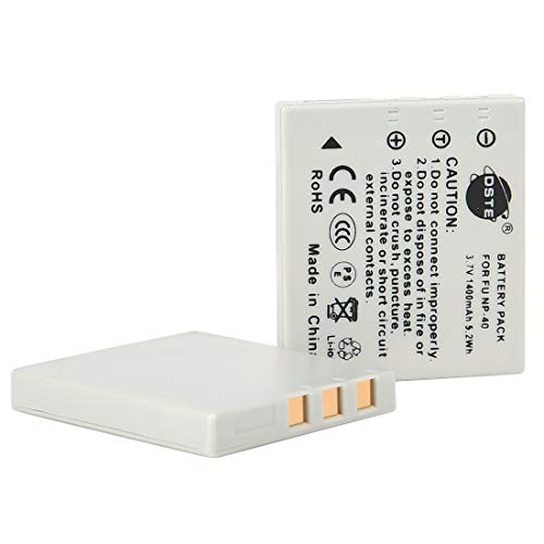 DSTE 2-Pack Ersatz Batterie Akku for Fujifilm NP-40 NP-40N FinePix F460 F470 F480 F610 F650 F402 F403 F420 F455 F700 F710 F810 F811 J50 V10 Z1 Z2 Z3 Z5fd Kamera DSTE 2-Pack Ersatz Batterie Akku for Fujifilm NP-40 NP-40N FinePix F460 F470 F480 F610 F650 F402 F403 F420 F455 F700 F710 F810 F811 J50 V10 Z1 Z2 Z3 Z5fd Kamera von DSTE