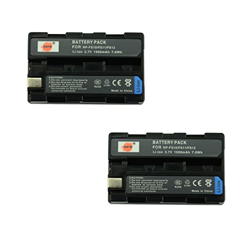 DSTE 2-Pack Ersatz Batterie Akku for Sony NP-FS11 NP-FS10 NP-FS12 DCR-PC1 DCR-PC2 DCR-PC3 DCR-PC4 DCR-PC5 DCR-TRV1VE DSC- F505 DSC-F55 DSC-P1 DSC-P20 DSC-P30 DSC-P50 Kamera DSTE 2-Pack Ersatz Batterie Akku for Sony NP-FS11 NP-FS10 NP-FS12 DCR-PC1 DCR-PC2 DCR-PC3 DCR-PC4 DCR-PC5 DCR-TRV1VE DSC- F505 DSC-F55 DSC-P1 DSC-P20 DSC-P30 DSC-P50 Kamera von DSTE