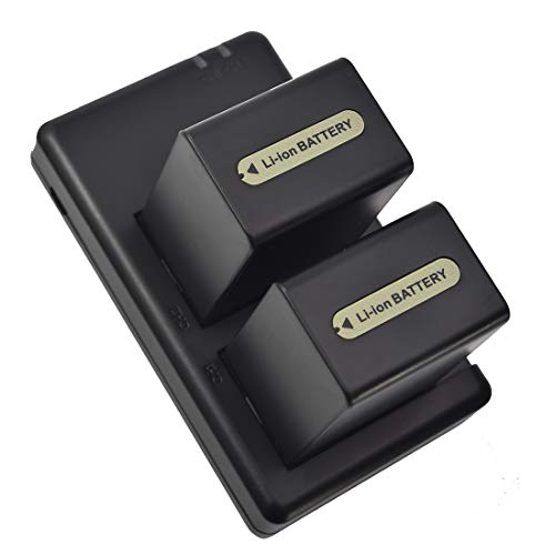 DSTE 2-Stück Ersatzakku Set NP-FH100 Batterie + Dual-Ladegerät USB kompatibel mit Sony DCR-DVD505 DCR-DVD505E DCR-DVD506 DCR-DVD508 DCR-DVD602 DCR-DVD605 DCR-DVD610 DSTE 2-Stück Ersatzakku Set NP-FH100 Batterie + Dual-Ladegerät USB kompatibel mit Sony DCR-DVD505 DCR-DVD505E DCR-DVD506 DCR-DVD508 DCR-DVD602 DCR-DVD605 DCR-DVD610 von DSTE