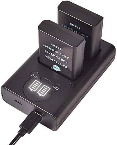 DSTE 2-Stücke Batterie Akku und 2-Kanäle Dual USB Quick Ladegerät Kit für Nikon EN-EL14 EN-EL14A DF D3100 D3200 D3300 D3400 D3500 D5100 D5200 D5300 D5500 P7000 P7100 P7200 P7700 P7800 Kamera DSTE 2-Stücke Batterie Akku und 2-Kanäle Dual USB Quick Ladegerät Kit für Nikon EN-EL14 EN-EL14A DF D3100 D3200 D3300 D3400 D3500 D5100 D5200 D5300 D5500 P7000 P7100 P7200 P7700 P7800 Kamera von DSTE