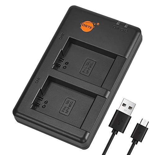 DSTE BC-QM1 BC-TRW Batterie USB Dual Quick Ladegerät Compatible für NP-FW50, Alpha 7, a7, 7R, a7R, 7RII, a3000, a6000, a6100, a6300, a6400, a6500, NEX-3N, NEX-5, NEX-6, NEX-7, NEX-C3, NEX-F3 DSTE BC-QM1 BC-TRW Batterie USB Dual Quick Ladegerät Compatible für NP-FW50, Alpha 7, a7, 7R, a7R, 7RII, a3000, a6000, a6100, a6300, a6400, a6500, NEX-3N, NEX-5, NEX-6, NEX-7, NEX-C3, NEX-F3 von DSTE