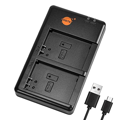 DSTE BCN-1 Batterie USB Dual Quick Ladegerät Compatible für Olympus BLN-1, EM5, E-M1, E-M5, OM-D, Pen E-P5 Mark II von DSTE
