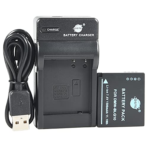 DSTE DMW-BLG10 Li-Ionen Batterie und Micro USB Ladegerät Kompatibel für Panasonic LUMIX DMC-GF3, DMC-GF5, DMC-GF6, DMC-GX7 DSTE DMW-BLG10 Li-Ionen Batterie und Micro USB Ladegerät Kompatibel für Panasonic LUMIX DMC-GF3, DMC-GF5, DMC-GF6, DMC-GX7 von DSTE