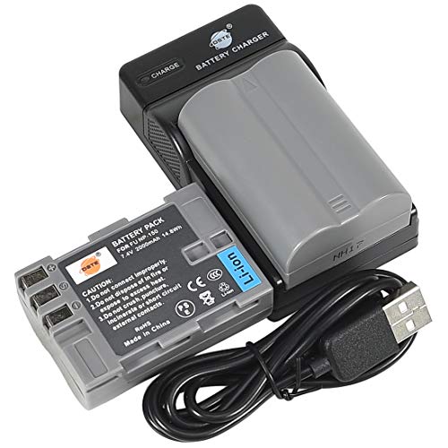 DSTE NP-150 Li-Ionen Batterie (2-Pack) und Micro USB Ladegerät Anzug Kompatibel mit Fuji FinePix S5 Pro, FinePix is Pro von DSTE