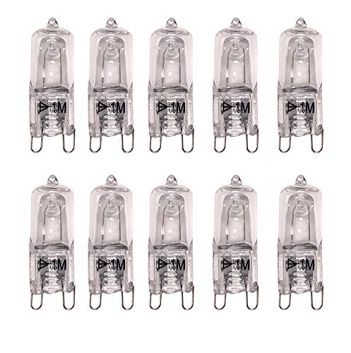 DSTOCK60 Glühbirnen, G9, 40 W, Halogen-Kapseln, 220/240 V, Warmweiß, 10 Stück DSTOCK60 Glühbirnen, G9, 40 W, Halogen-Kapseln, 220/240 V, Warmweiß, 10 Stück von DSTOCK60