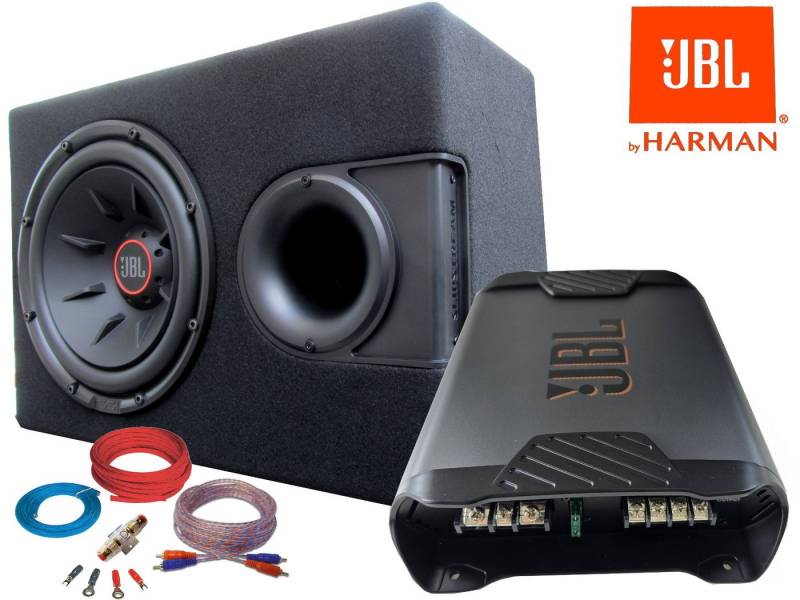 DSX JBL 1700 Watt Basspaket Subwoofer Verstärker Set Kabelset Auto-Subwoofer von DSX