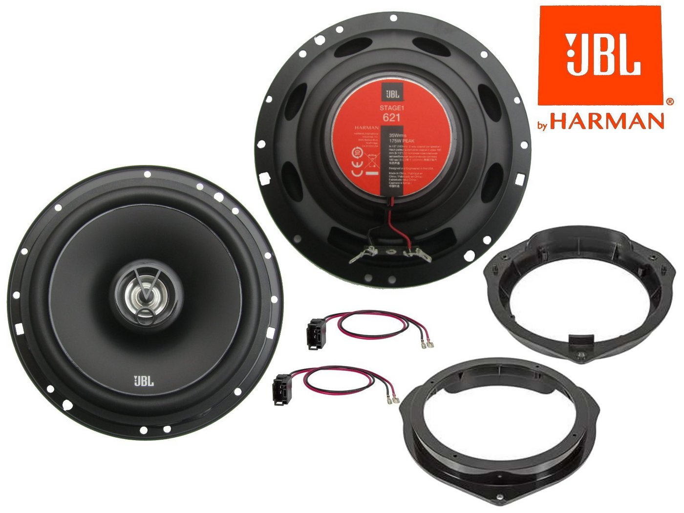 DSX JBL für Mercedes C Klasse C Coupe C204 Bj 11-14 Boxen Set Tür Vorn 350 Auto-Lautsprecher (70 W) von DSX