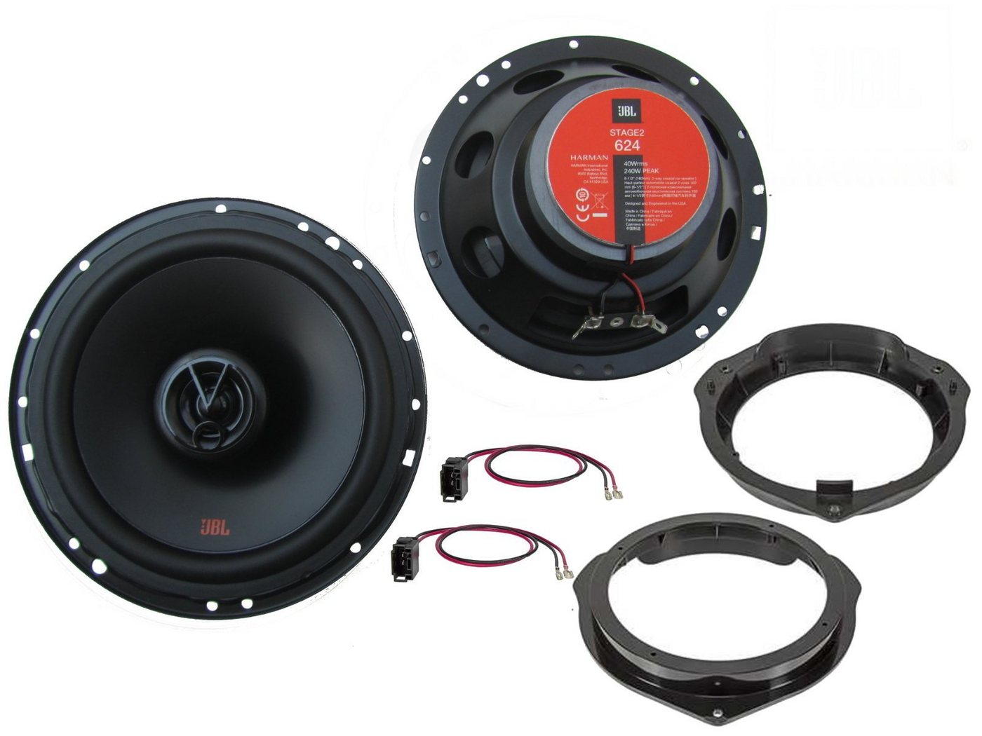 DSX JBL für Mercedes Vito V447 Bj 14-21 Lautsprecher Einbau Set Tür vorne Auto-Lautsprecher (70 W) von DSX