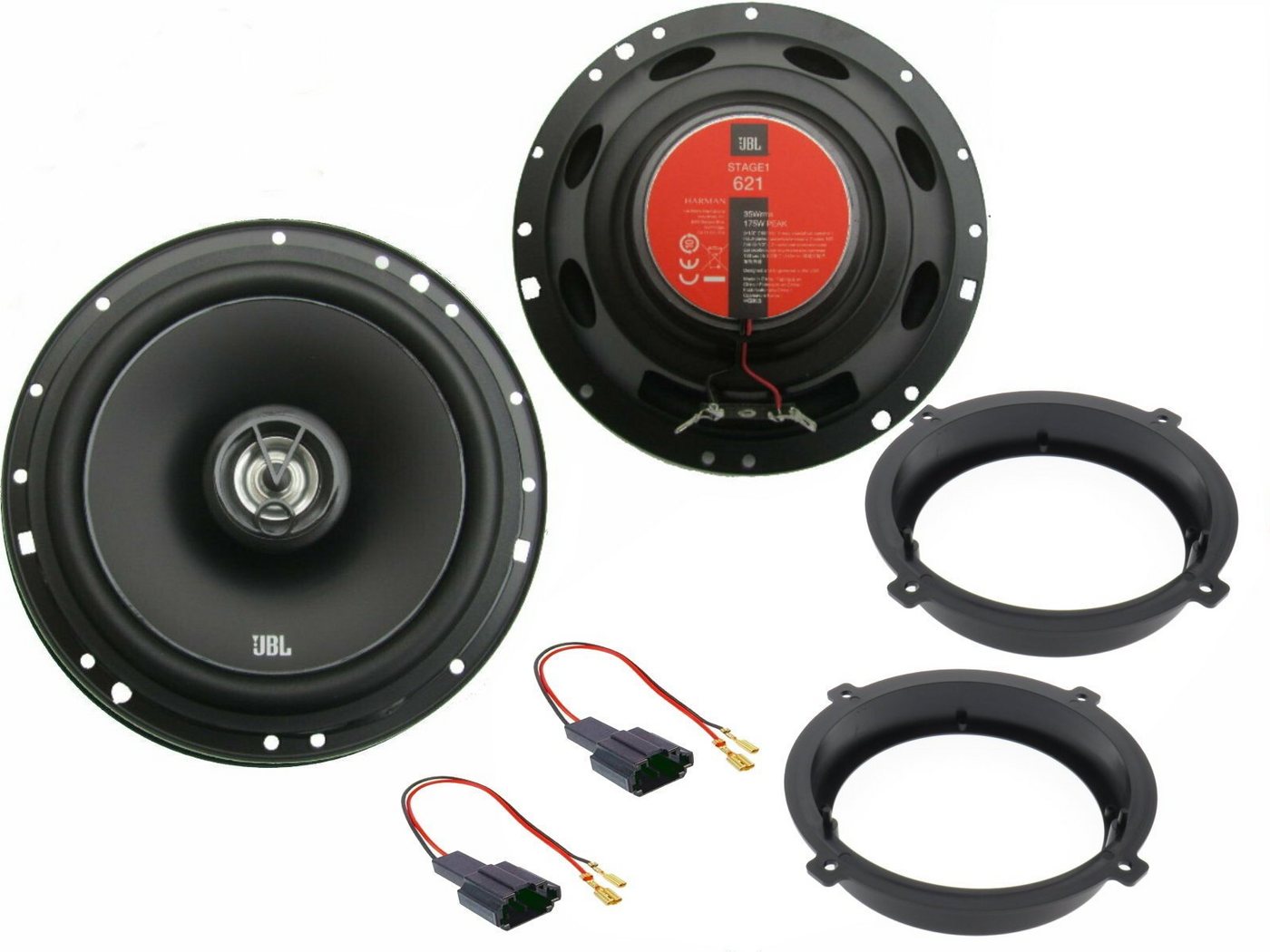 DSX JBL passend für Hyundai Santa Fe 2 Bj 06-12 Lautsprecher Set Tür Front Auto-Lautsprecher (70.00 W) von DSX