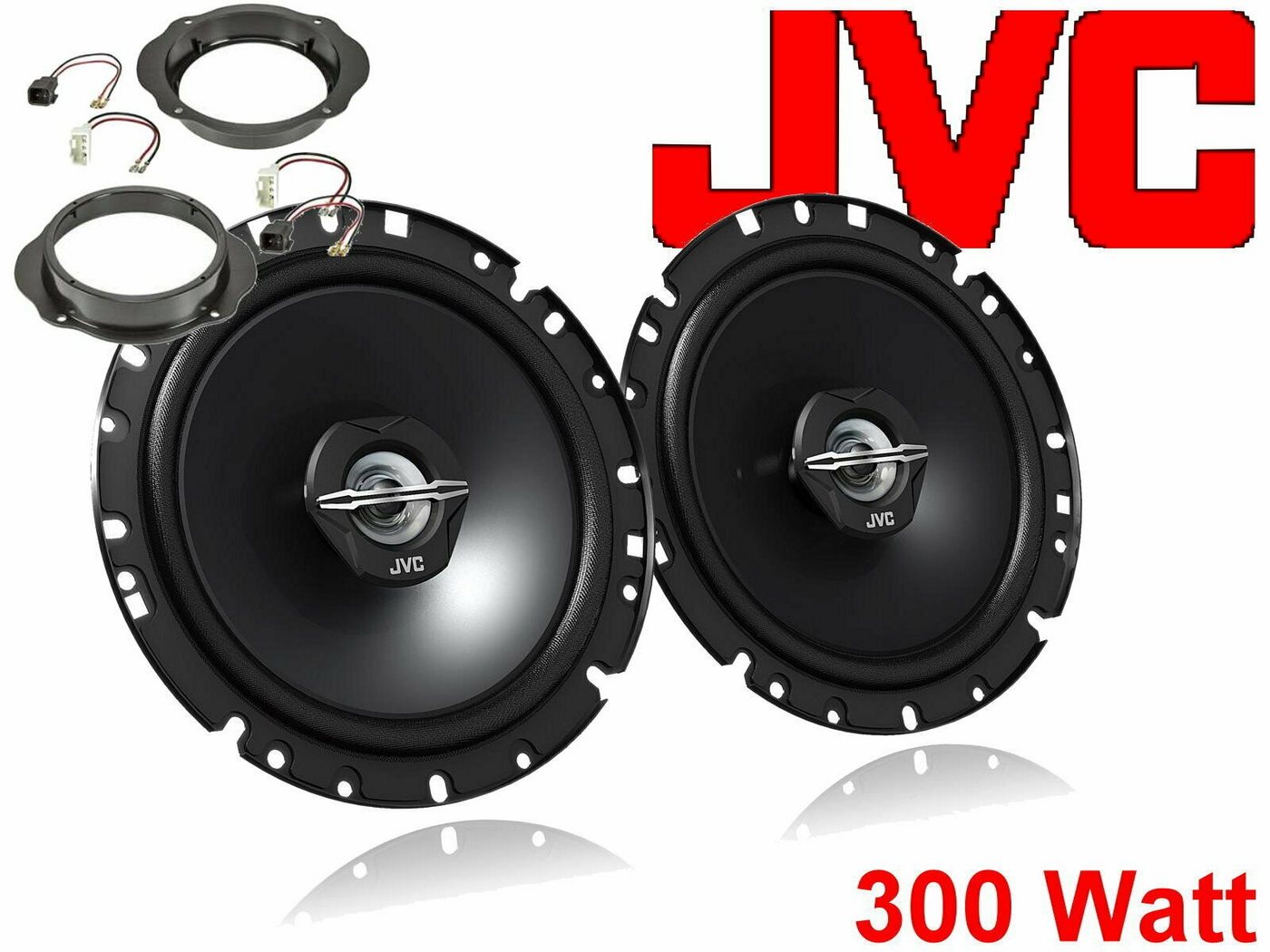 DSX JVC 300 W passend für Ford Focus 04-15 Lautspreche Auto-Lautsprecher (30 W) von DSX