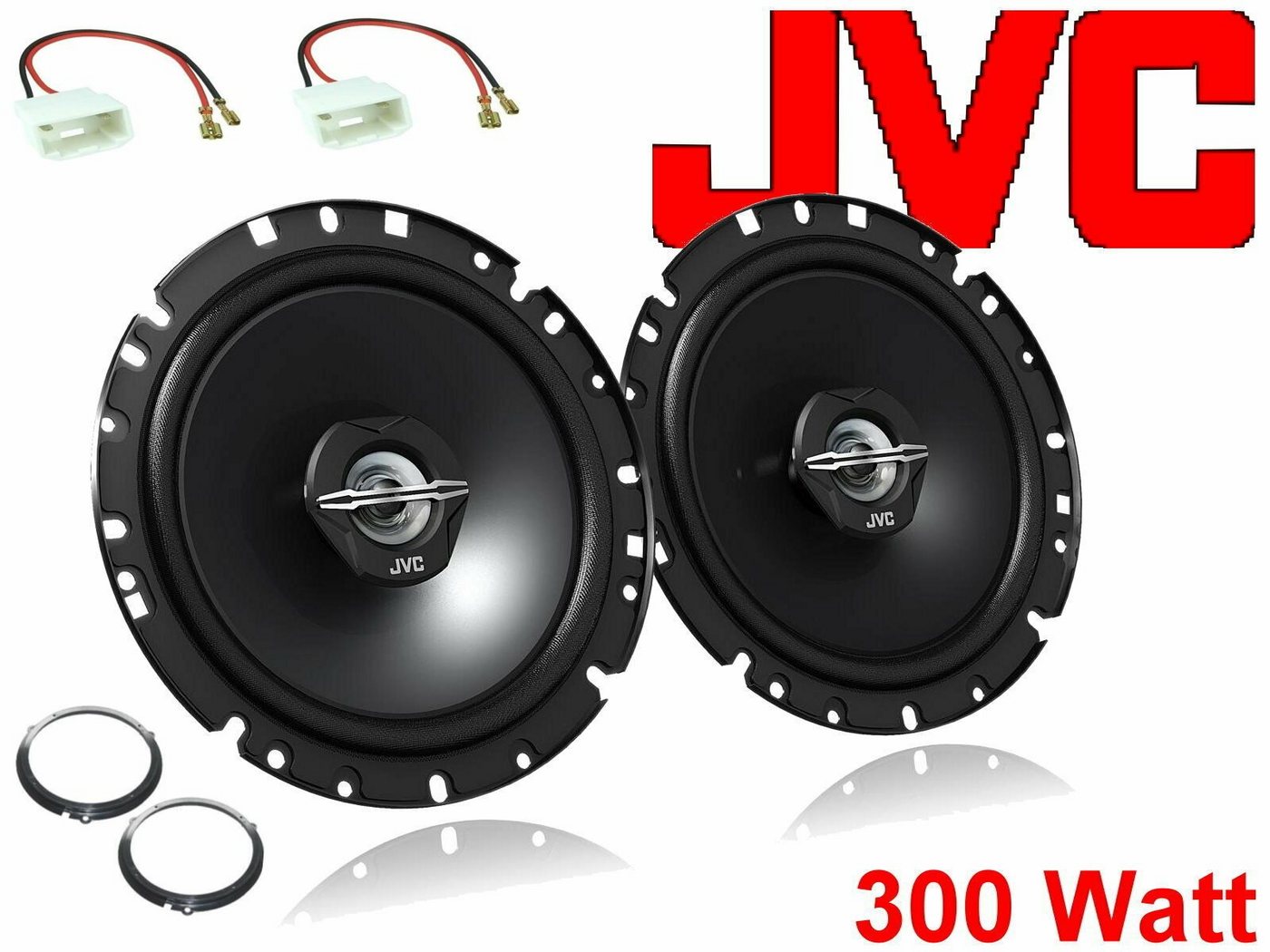 DSX JVC 300 W passend für Ford Ka Ru8 Bj 08/08-16 Lau Auto-Lautsprecher (30 W) von DSX