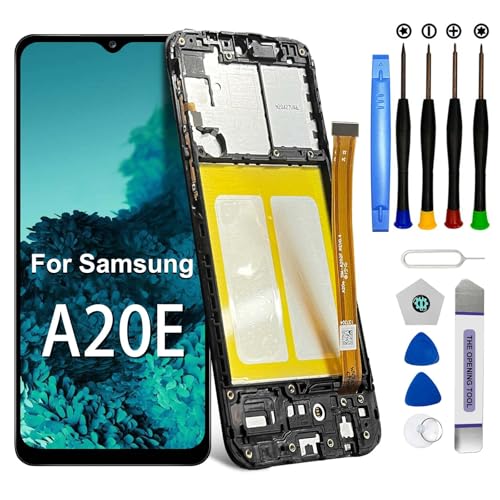 DTD Bildschirm Ersatz für Samsung Galaxy A20e SM-A202F/DS 5,8 Zoll LCD Display Touchscreen Digitizer Vollmontage mit Rahmen Reparatur Werkzeug Set DTD Bildschirm Ersatz für Samsung Galaxy A20e SM-A202F/DS 5,8 Zoll LCD Display Touchscreen Digitizer Vollmontage mit Rahmen Reparatur Werkzeug Set von DTD