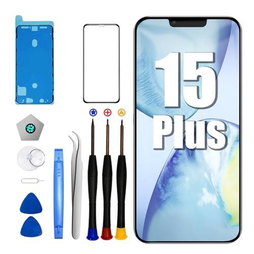 DTD Ersatz Bildschirm für iPhone 15 Plus für iPhone 15 Plus LCD Display A3094, A2847, A3093, A3096 Reparatur Set für Digital Touch Montage von DTD