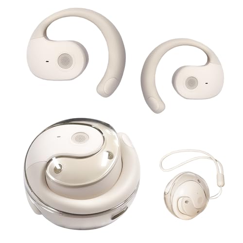 DTD D30 Bluetooth Sport-Kopfhörer, 36 Stunden Wiedergabezeit, Geräuschunterdrückung, für iPhone Samsung Huawei Xiaomi Android IOS System (Bright) von DTD