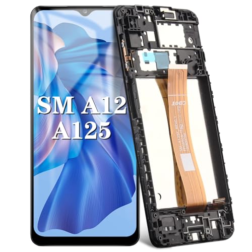 DTD LCD-Display für Samsung Galaxy A51 Ersatzdisplay Touchscreen Digitizer Reparaturteile für Galaxy A51 A515F LCD Display mit Werkzeugen (Schwarz mit Rahmen, 6,5 Zoll) von DTD