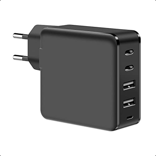 DTK 120W USB C Ladegerät Kompatibel 100W USB C Ladegerät GaN USB C Netzteil 4 Ports PD Ladegerät von DTK