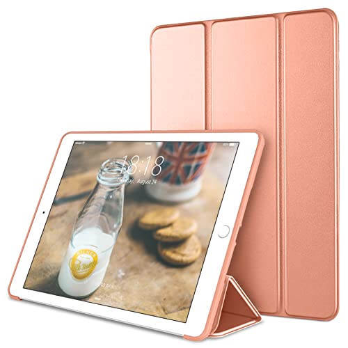 DTTO Mini-Schutzhülle für iPad Mini 3 / 2 / 1 (nicht kompatibel mit Mini 5. Generation), ultradünn, leicht, dreifach faltbar, mit flexibler weicher TPU-Rückseite, automatische Sleep/Wake-Funktion, von DTTO