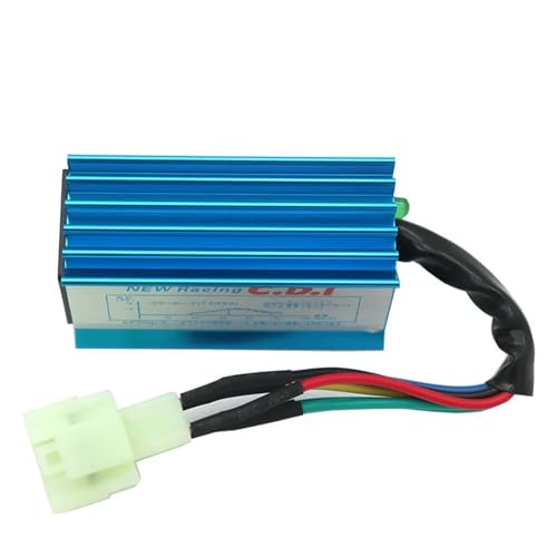 DTYBJN Ignition Coil Motorrad Zündspule Racing AC CDI Zündkerze Für GY6 50cc 125cc 150cc Roller Zündungskabel(Blue CDI) von DTYBJN