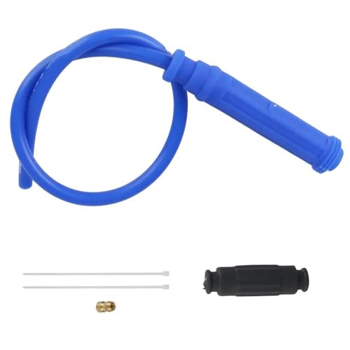 Ignition Coil Lridium Kabel Zündkerze Motorrad Lgnition Spule Universal Für Dirt Bike Racing Go Kart ATV Roller Moto Zündungskabel(Blue) von DTYBJN