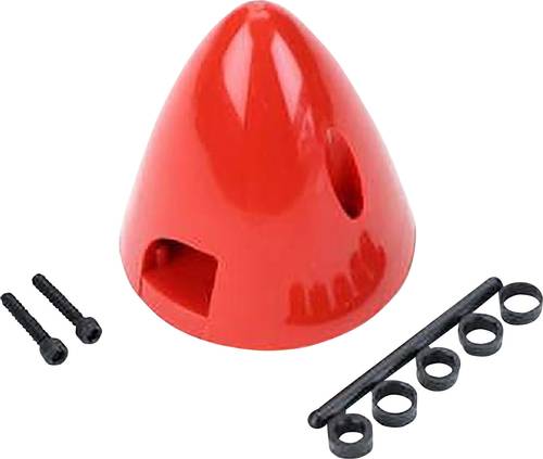 DU-BRO Spinner mit Kühllüftöffnung Kunststoff Produktabmessung, Ø: 70mm Rot DU-BRO Spinner mit Kühllüftöffnung Kunststoff Produktabmessung, Ø: 70mm Rot von DU-BRO