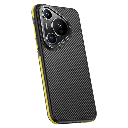 DUANCL Schutzhülle für Huawei Pura 70 Ultra/70 Pro +/70 Pro/70, magnetische echte Aramidfaser, militärische Schutzhülle, rutschfest, stoßfest, Gelb, 70 DUANCL Schutzhülle für Huawei Pura 70 Ultra/70 Pro +/70 Pro/70, magnetische echte Aramidfaser, militärische Schutzhülle, rutschfest, stoßfest, Gelb, 70 von DUANCL