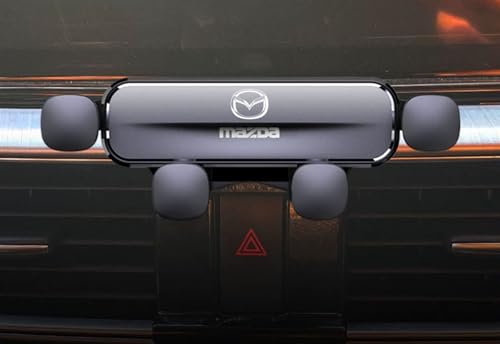 DUANJIAN Handyhalterung Auto für Mazda CX5 2015-2016, Autos Lüftung Kfz Handy Halterung Autohalterungn Handy 360° Drehbar Autohalterung Zubehör EIN-Knopf-Release,A-Grey von DUANJIAN