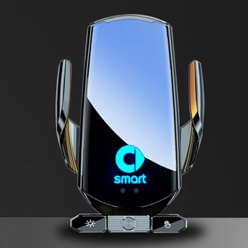 DUANJIAN Handyhalterung Auto für Smart, Autos Lüftung Kfz Handy Halterung Autohalterungn Handy 360° Drehbar Autohalterung Zubehör EIN-Knopf-Release von DUANJIAN