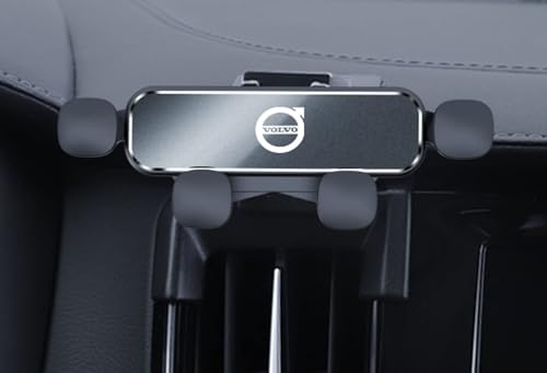 DUANJIAN Handyhalterung Auto für Volvo S60 S90 V90 XC40 XC60 XC90, Autos Lüftung Kfz Handy Halterung Autohalterungn Handy 360° Drehbar Autohalterung Zubehör EIN-Knopf-Release,D-S90/V90 2016~2023 von DUANJIAN
