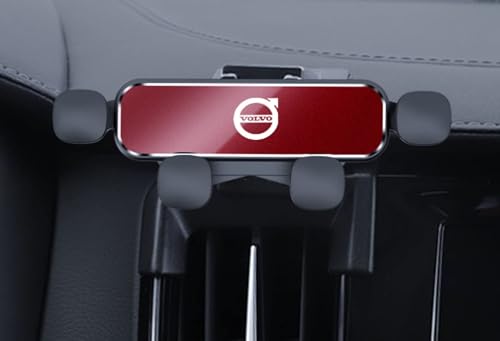 DUANJIAN Handyhalterung Auto für Volvo S60 S90 V90 XC40 XC60 XC90, Autos Lüftung Kfz Handy Halterung Autohalterungn Handy 360° Drehbar Autohalterung Zubehör EIN-Knopf-Release,D-S90/V90 2016~2023 von DUANJIAN