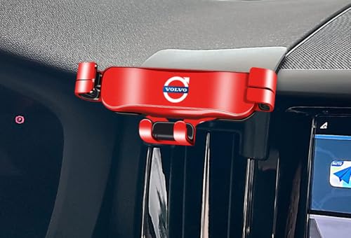 DUANJIAN Handyhalterung Auto für Volvo XC40 XC60 XC90 S60 S90 V90, Autos Lüftung Kfz Handy Halterung Autohalterungn Handy 360° Drehbar Autohalterung Zubehör EIN-Knopf-Release,F-Xc60 2022 DUANJIAN Handyhalterung Auto für Volvo XC40 XC60 XC90 S60 S90 V90, Autos Lüftung Kfz Handy Halterung Autohalterungn Handy 360° Drehbar Autohalterung Zubehör EIN-Knopf-Release,F-Xc60 2022 von DUANJIAN