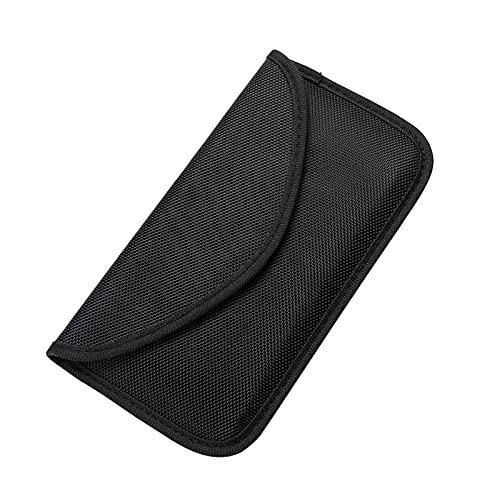 DUBENS Sicherheitstasche - Handy Anti-Tracking Anti-Spionage GPS RFID Signal Blocking Tasche Abschirmung Tasche Brieftasche Fall für Handy Privatsphäre Schutz (Schwarz) von DUBENS