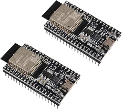 DUBEUYEW ESP32-DevKitC Core Board ESP32 Entwicklungsboard ESP32-WROOM-32D WiFi Bluetooth Entwicklungsboard für Arduino IDE(2PCS) von DUBEUYEW