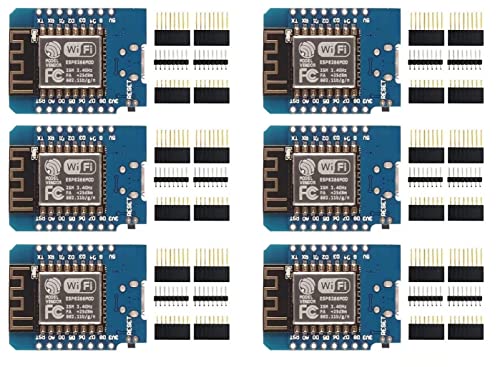 SP-Cow d1 ESP8266 ESP-12 ESP-12F NodeMcu, WiFi Entwicklungsboard mit CH340G Lua, ESP-12F 4MB Byte Modul, für Arduino(6 pcs) 1 von DUBEUYEW