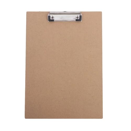 Klemmbretter aus Acryl, 3 Stück A4/A5 Holz-Schreibpapier-Dateiordner Skizzieren Meeting-Aufzeichnung Tragbare Ordnertafeln Schreibwaren Bürobedarf for Unternehmen(A4) von DUBTEDHOU