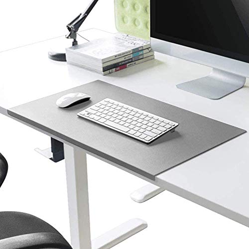 Office Mauspad, Gewinkelte Schreibunterlage, Wasserdichte Schreibtischunterlage aus PU-Leder, Rutschfeste Mausunterlage für Computertastatur PC und Laptop, ideal für Büro und Zuhause-70 x 40 cm von DUCHEN