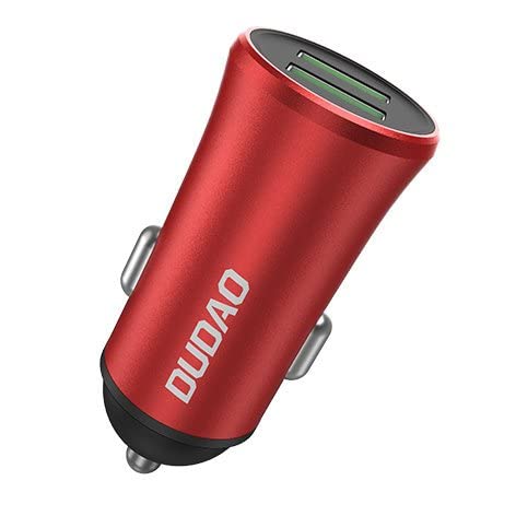 DUDAO 3,4A Auto Schnellladegerät Kfz Ladegerät Autoladegerät Zigarettenanzünder Ladegerät für Auto 2X USB Kompatibel mit Samsung, iPhone, Huawei DUDAO 3,4A Auto Schnellladegerät Kfz Ladegerät Autoladegerät Zigarettenanzünder Ladegerät für Auto 2X USB Kompatibel mit Samsung, iPhone, Huawei von DUDAO