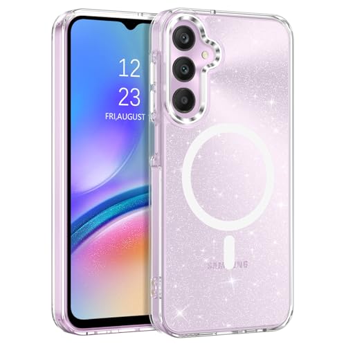 DUEDUE Hülle für Samsung A05S Glitzer, Samsung Galaxy A05S Handyhülle Kompatibel mit MagSafe Glitzer TPU Schale Cover Dünn Leicht Klar Samsung Galaxy A05S 4G Hülle Magnetische 6.7'' Transparent DUEDUE Hülle für Samsung A05S Glitzer, Samsung Galaxy A05S Handyhülle Kompatibel mit MagSafe Glitzer TPU Schale Cover Dünn Leicht Klar Samsung Galaxy A05S 4G Hülle Magnetische 6.7'' Transparent von DUEDUE