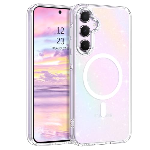 DUEDUE Hülle für Samsung A35 Glitzer, Samsung Galaxy A35 Handyhülle Kompatibel mit MagSafe Glitzer Silikon TPU Schale Cover Dünn Leicht Klar Samsung Galaxy A35 5G Hülle Magnetische 6.6'' Transparent DUEDUE Hülle für Samsung A35 Glitzer, Samsung Galaxy A35 Handyhülle Kompatibel mit MagSafe Glitzer Silikon TPU Schale Cover Dünn Leicht Klar Samsung Galaxy A35 5G Hülle Magnetische 6.6'' Transparent von DUEDUE