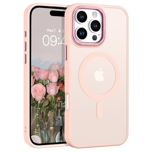 DUEDUE Hülle für iPhone 16 Pro Max, Kompatibel mit MagSafe Stoßfester Schutz Kratzfeste Matte Rückseite Soft Silikon TPU Handyhülle für iPhone 16 Pro Max 6.9" Hülle Magnetische Rose DUEDUE Hülle für iPhone 16 Pro Max, Kompatibel mit MagSafe Stoßfester Schutz Kratzfeste Matte Rückseite Soft Silikon TPU Handyhülle für iPhone 16 Pro Max 6.9" Hülle Magnetische Rose von DUEDUE