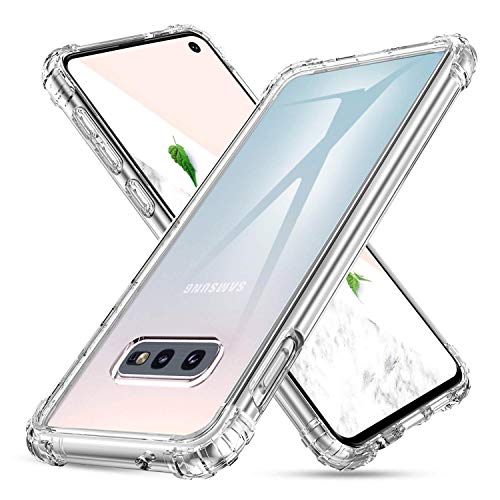 DUEDUE für Samsung Galaxy S10e Hülle Silikon [Stoßdämpfend, Nicht vergilbend] Samsung S10e Handyhülle Case Handy Cover Schutzhülle für Samsung Galaxy S10e Transparent von DUEDUE