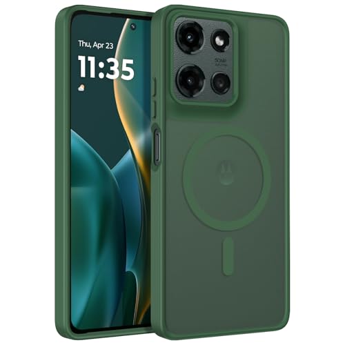 DUEDUE Schutzhülle für Motorola G 5G 2025, Moto G 5G 2025, magnetisch, schlank, kratzfest, stoßfest, Schutzhülle für Motorola Moto G 5G 2025, Grün DUEDUE Schutzhülle für Motorola G 5G 2025, Moto G 5G 2025, magnetisch, schlank, kratzfest, stoßfest, Schutzhülle für Motorola Moto G 5G 2025, Grün von DUEDUE